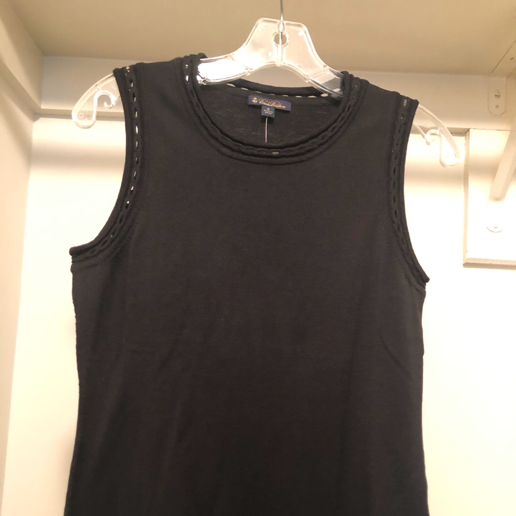 Brand New Brooks Brothers Black Tank